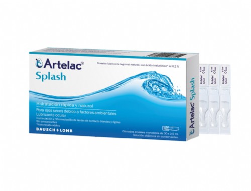 Artelac Splash Colirio Ojos Secos 0.5ml 30 Monodosis